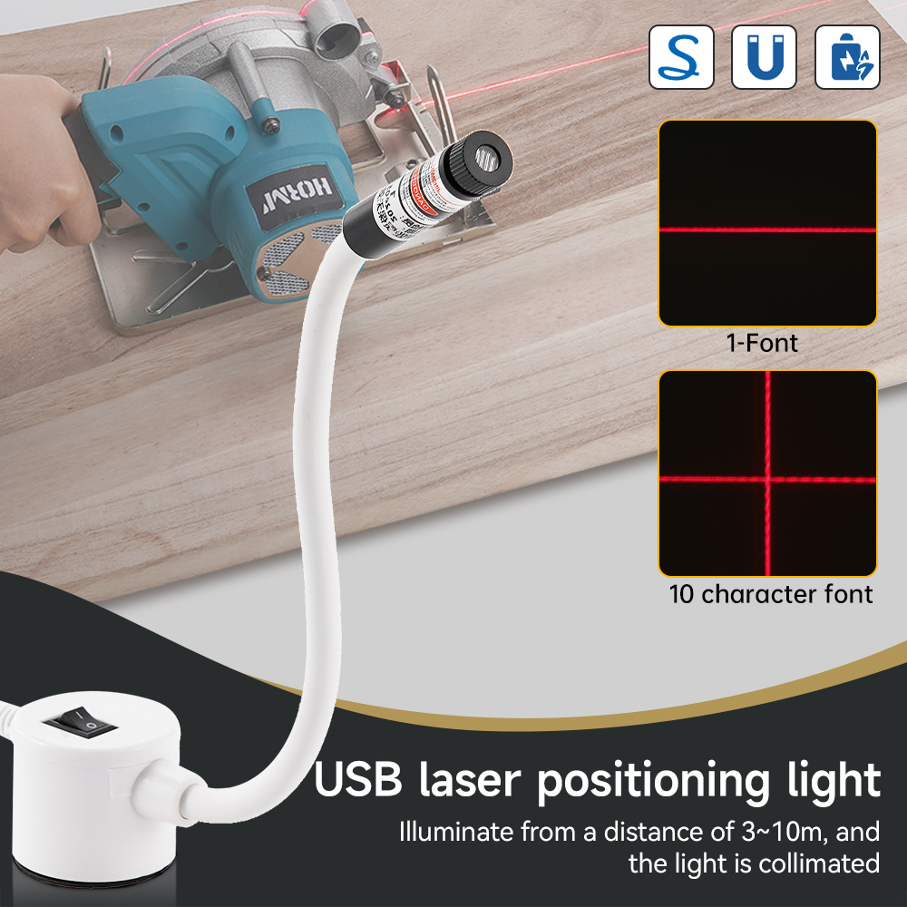 Industrial Laser Welding - Luz láser roja alimentada por USB,