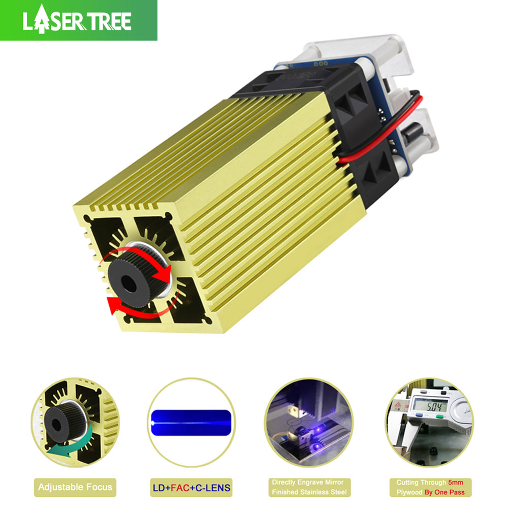 Industrial Handheld Laser Engraver - Árbol láser 4W 5W módulo láser