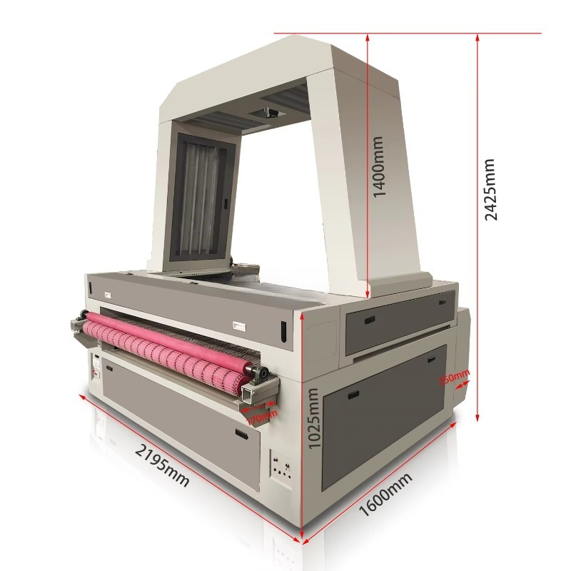 Máquina cortadora láser con cá - Industrial Laser Fabric Cutter reseña y precio