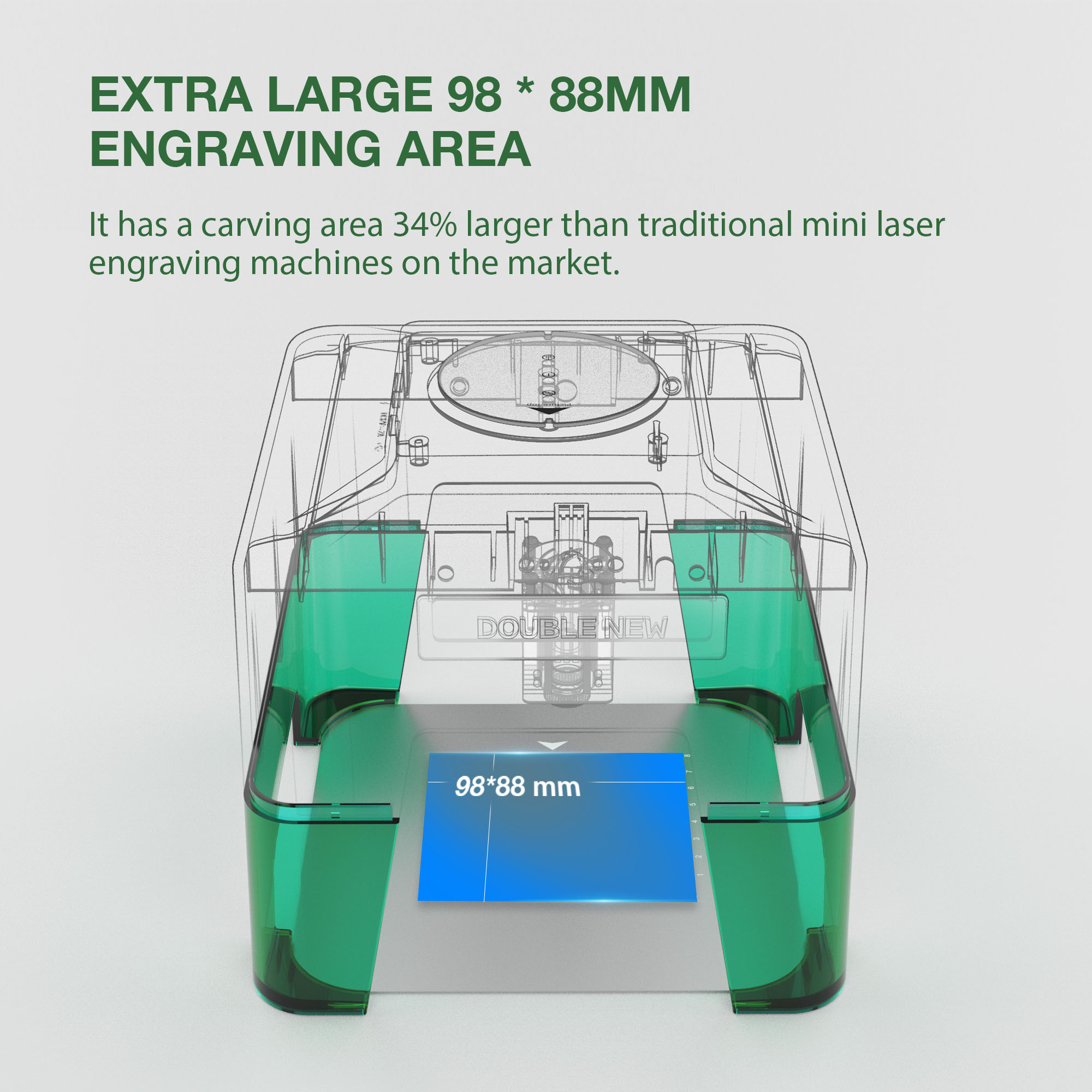 Mini Grabador Láser de 3W, Imp - Industrial Handheld Laser Engraver reseña y precio