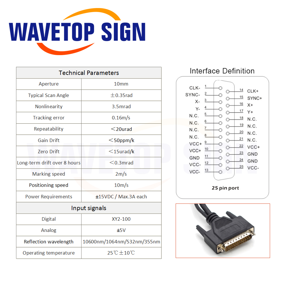 Cabezal Láser Digital WaveTopS - Galvo Scan Head reseña y precio