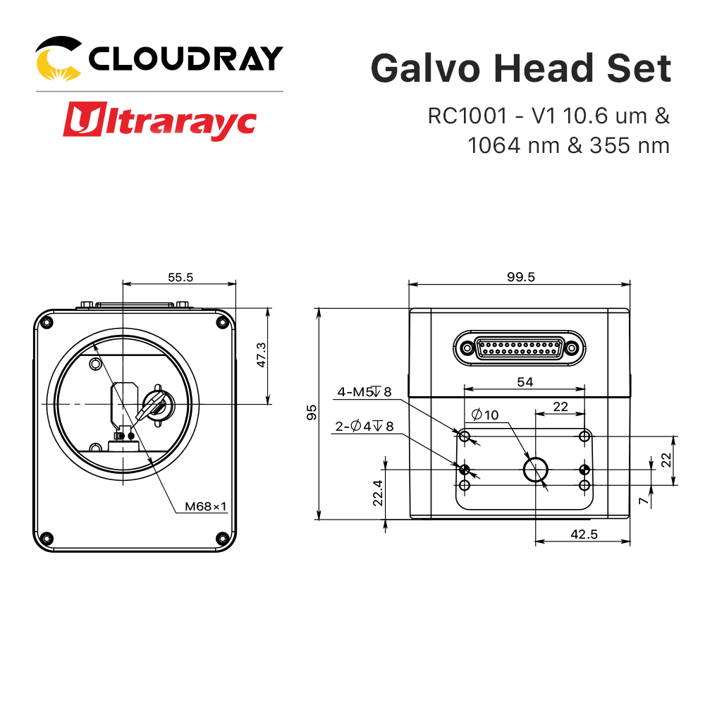 Ultrarayc RC1001-V1 Juego de c - Galvo Scan Head reseña y precio