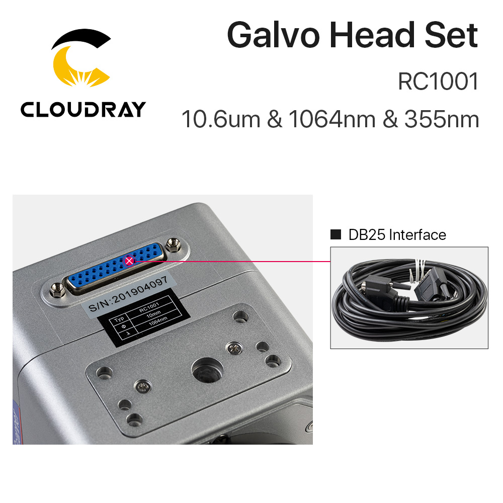 Cloudray-escáner de Galvo de e - Galvo Scan Head reseña y precio