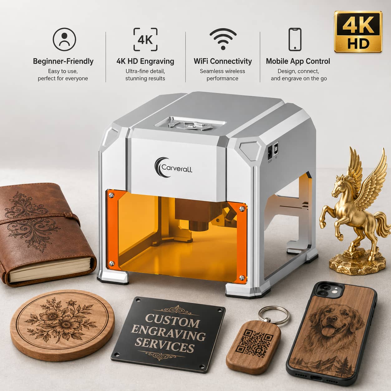Máquina de Grabado Láser Carve - Industrial Handheld Laser Engraver reseña y precio