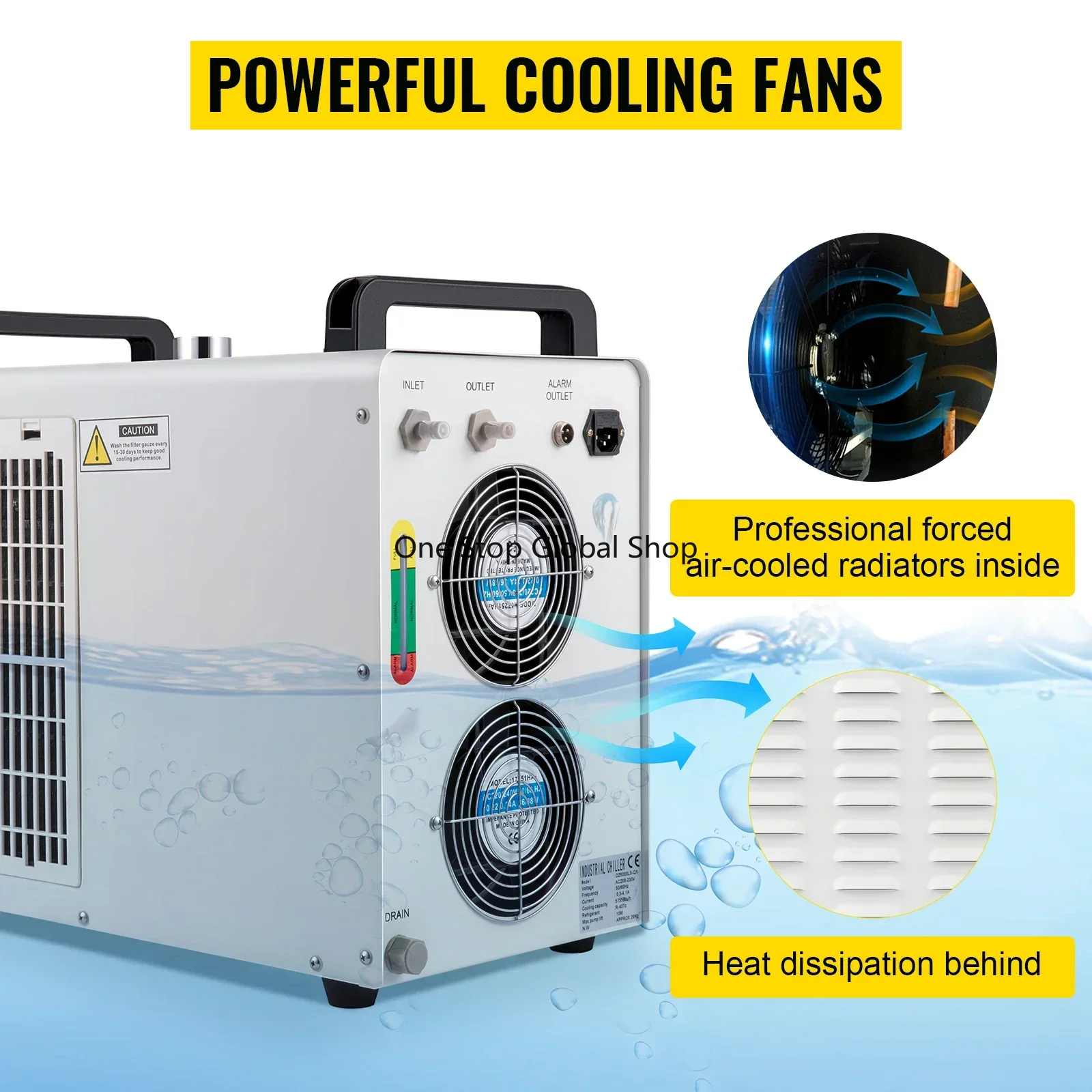 Enfriador de Agua Industrial p - Laser Chiller Water Cooler reseña y precio
