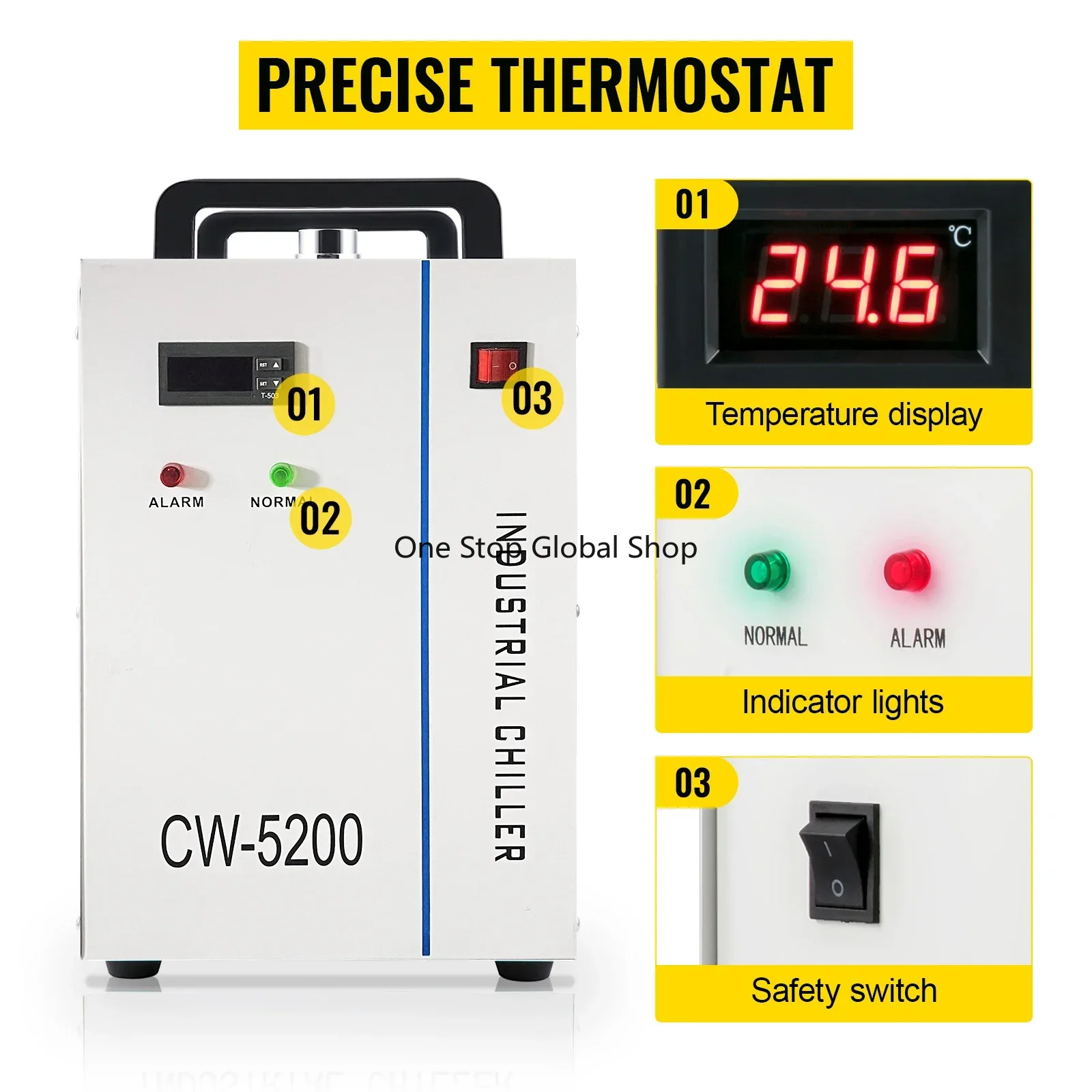 Enfriador de Agua Industrial p - Laser Chiller Water Cooler reseña y precio