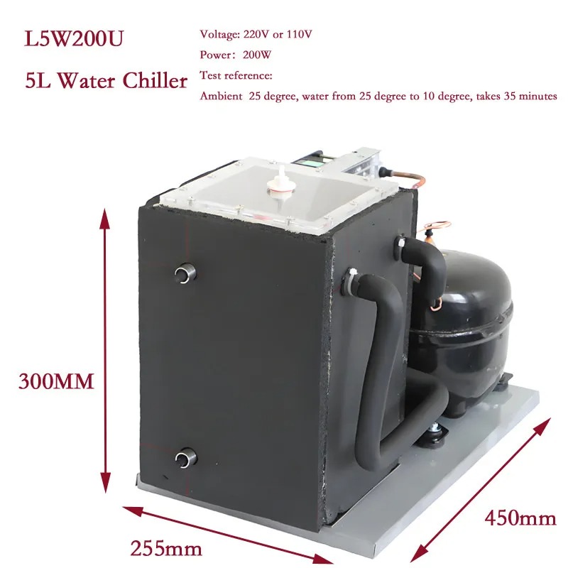 Compresor Enfriador de 5L - En - Laser Chiller Water Cooler reseña y precio