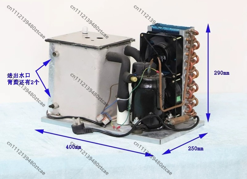 Enfriador de agua por compreso - Laser Chiller Water Cooler reseña y precio