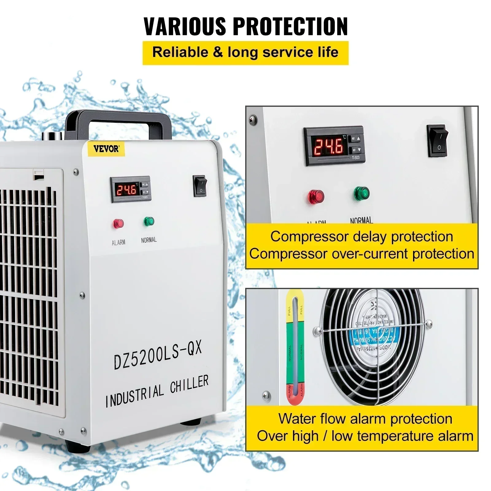 SIHAO CNC enfriador de agua In - Laser Chiller Water Cooler reseña y precio